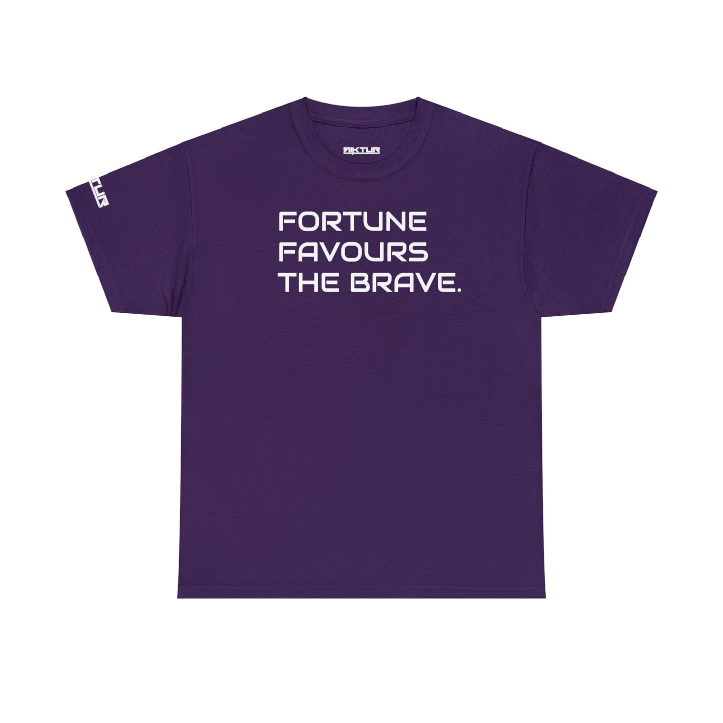 Fortune Favours The Brave Unisex Heavy Cotton Tee