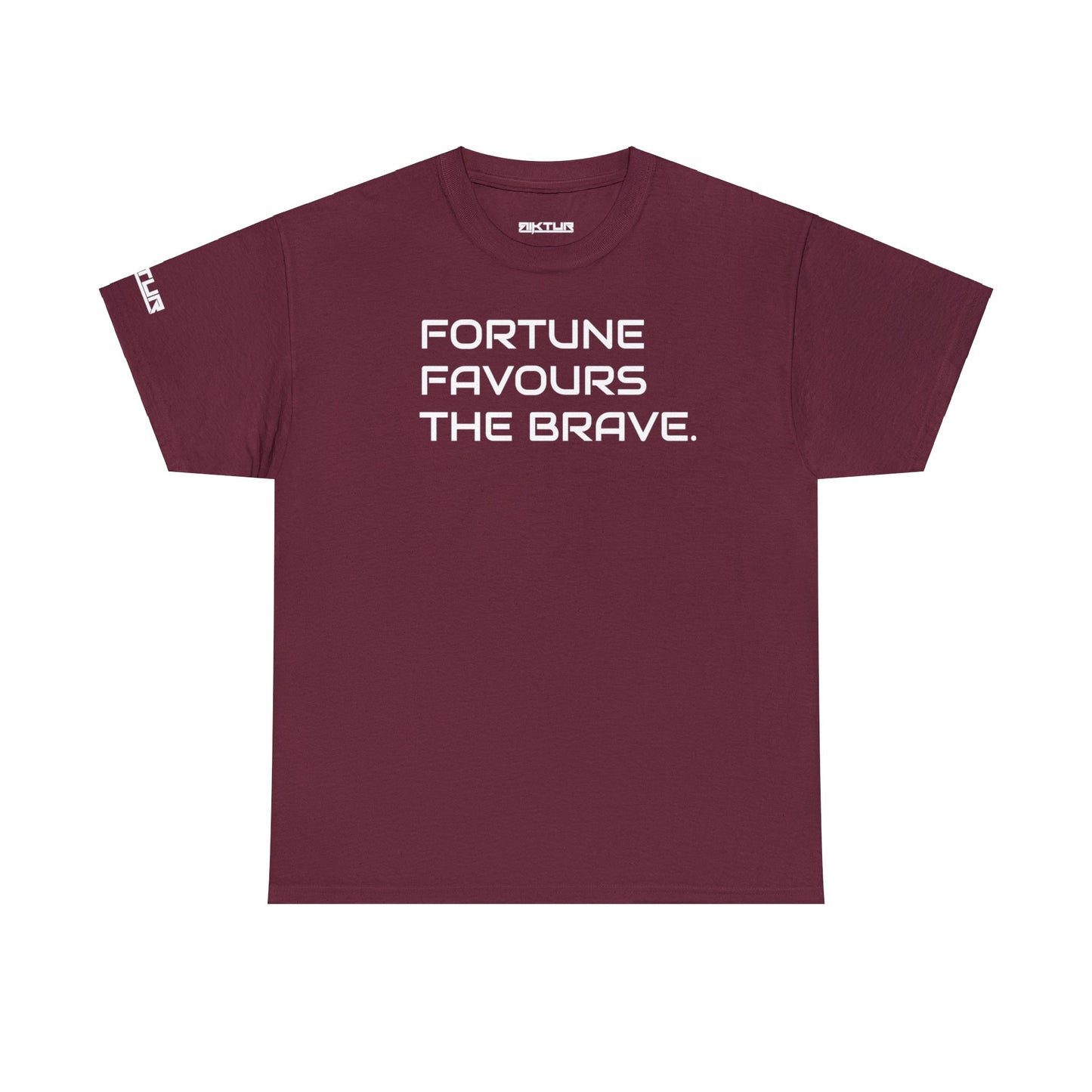 Fortune Favours The Brave Unisex Heavy Cotton Tee