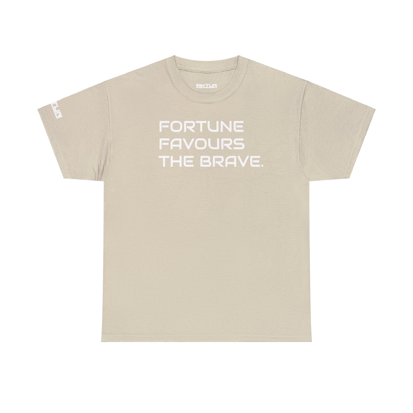 Fortune Favours The Brave Unisex Heavy Cotton Tee