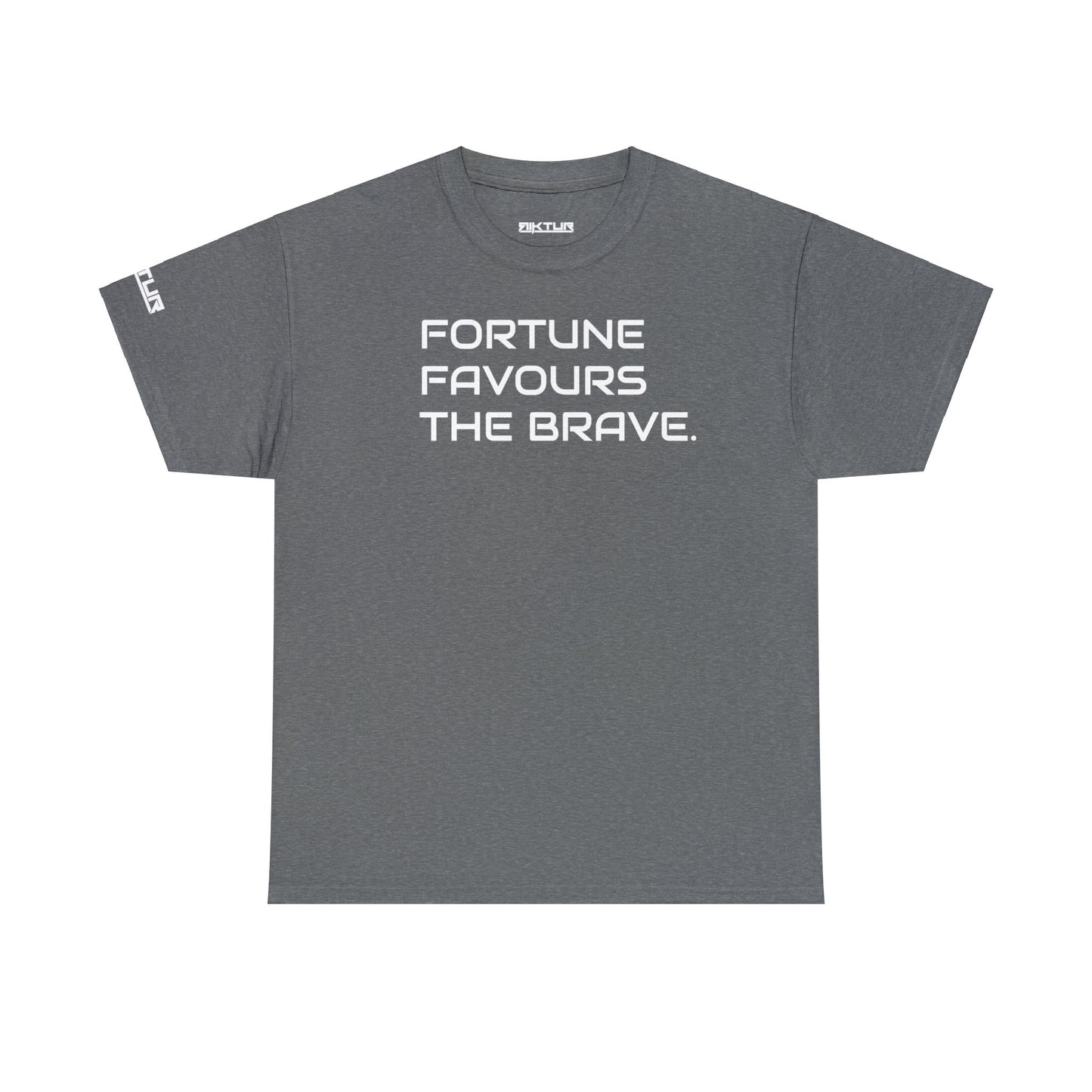 Fortune Favours The Brave Unisex Heavy Cotton Tee