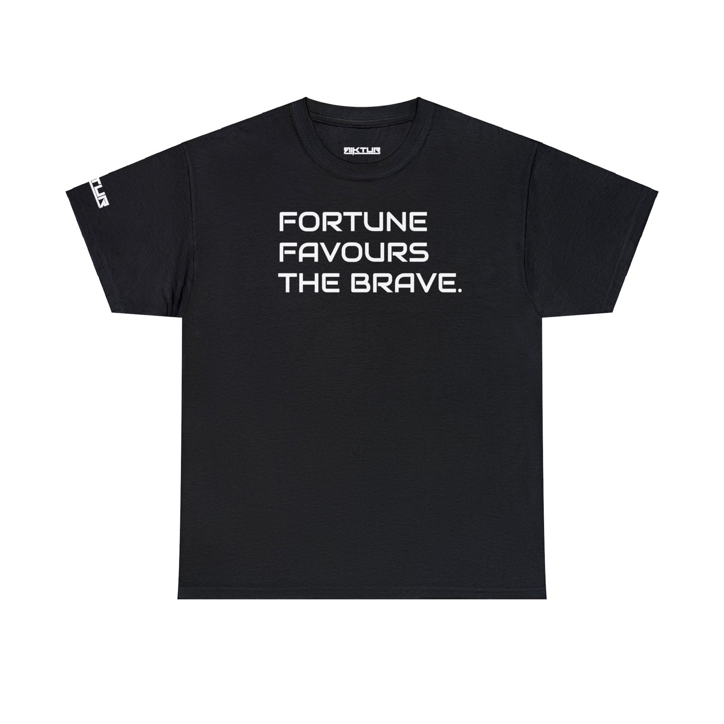 Fortune Favours The Brave Unisex Heavy Cotton Tee