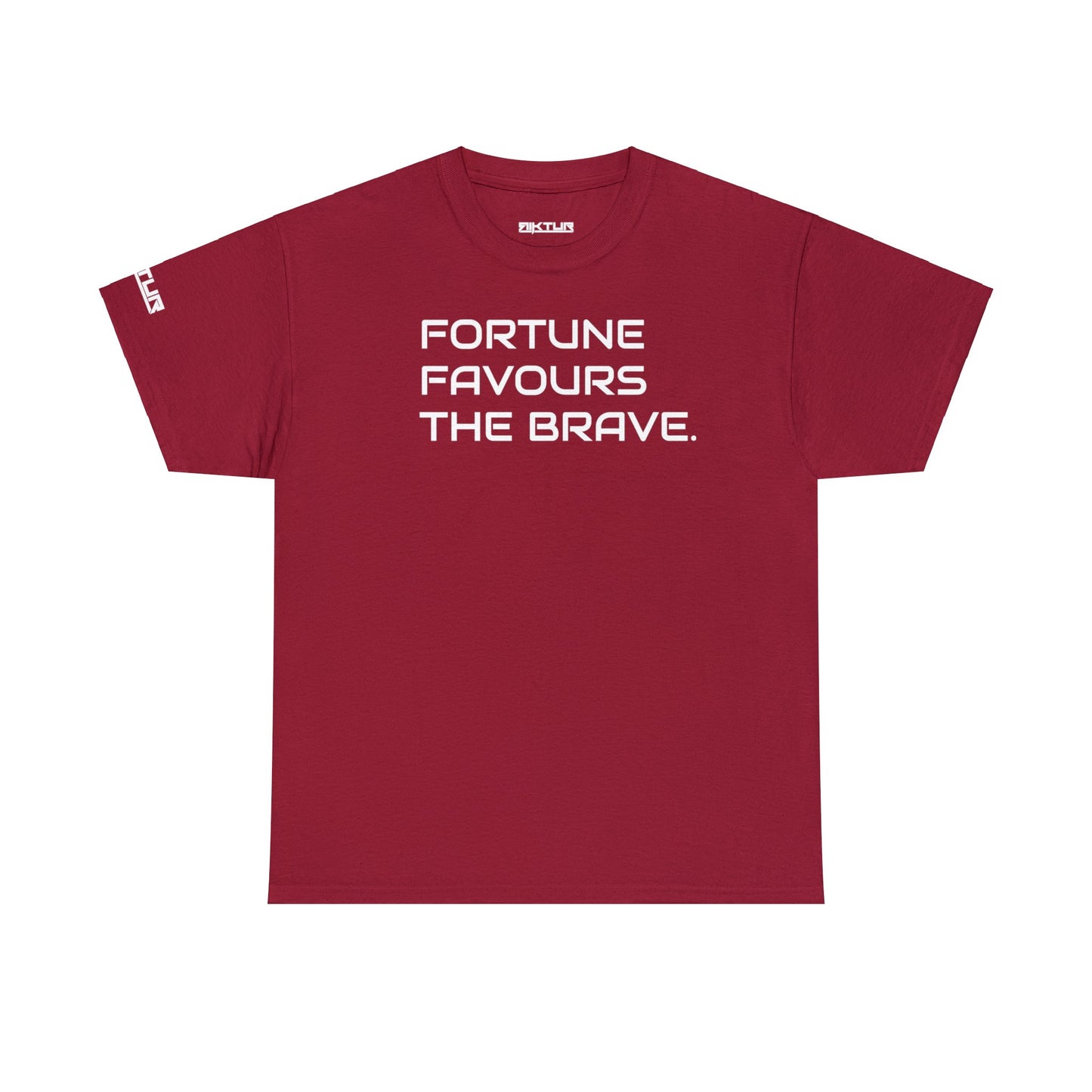 Fortune Favours The Brave Unisex Heavy Cotton Tee