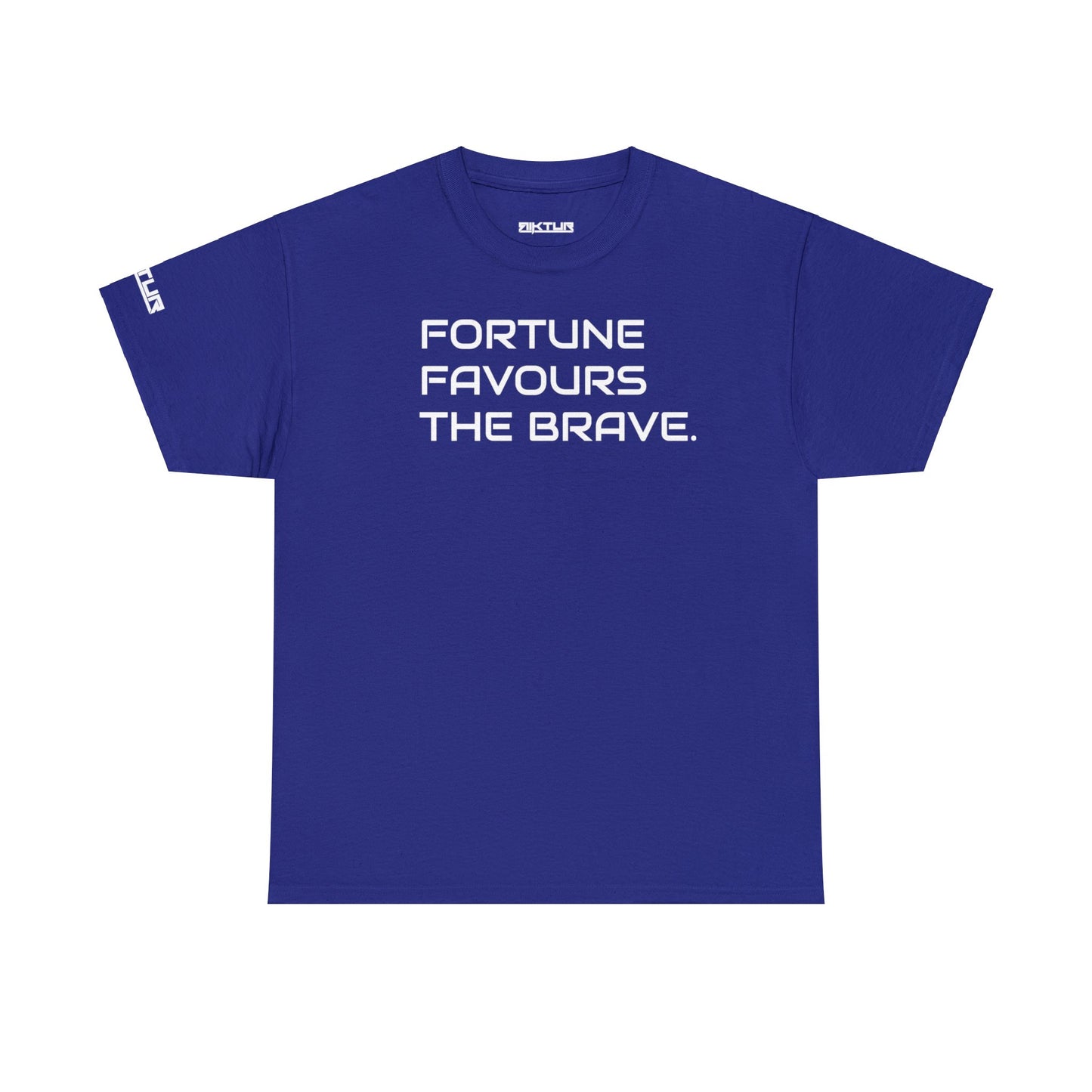 Fortune Favours The Brave Unisex Heavy Cotton Tee