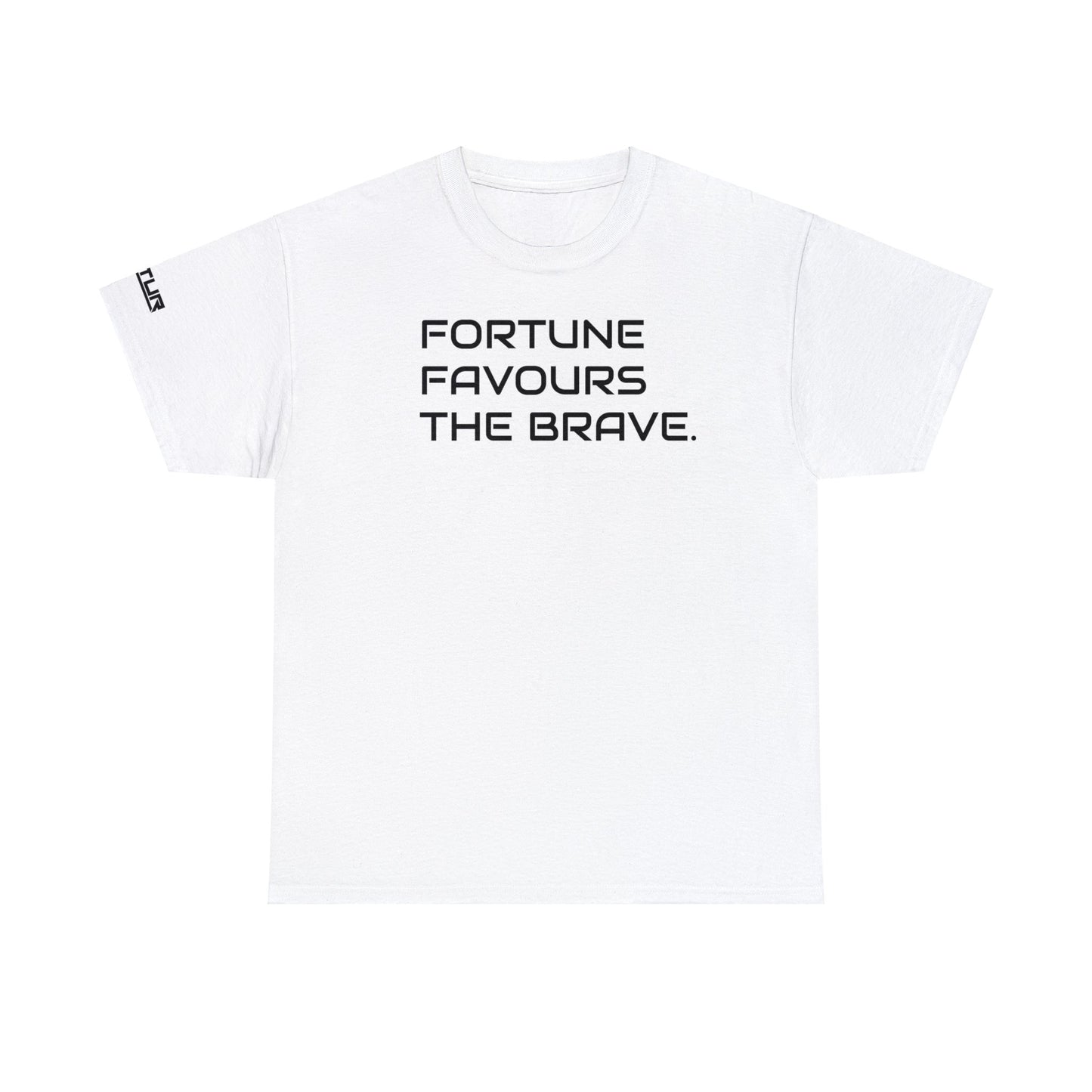 Fortune Favours The Brave Unisex Heavy Cotton Tee
