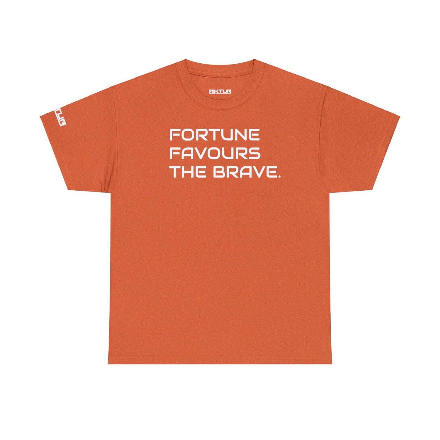 Fortune Favours The Brave Unisex Heavy Cotton Tee