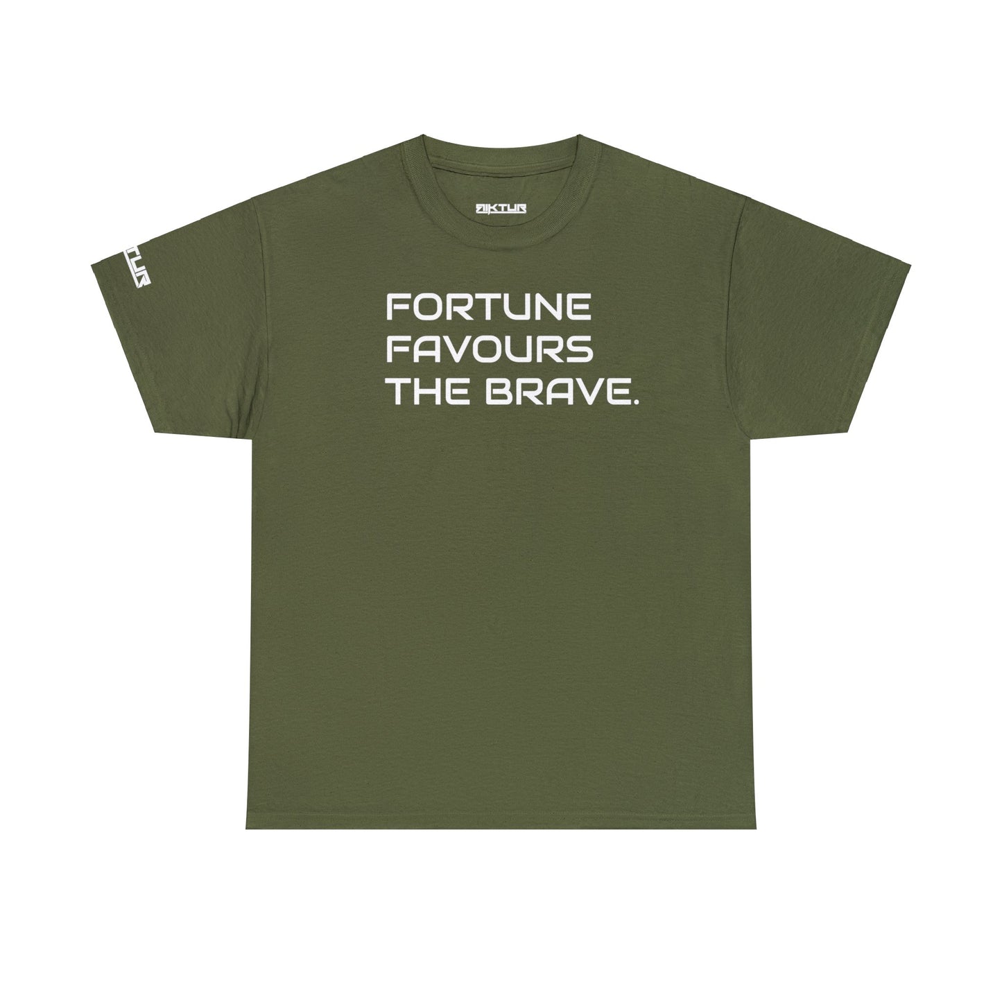 Fortune Favours The Brave Unisex Heavy Cotton Tee