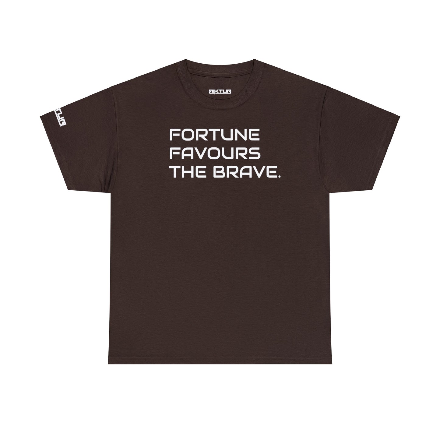 Fortune Favours The Brave Unisex Heavy Cotton Tee