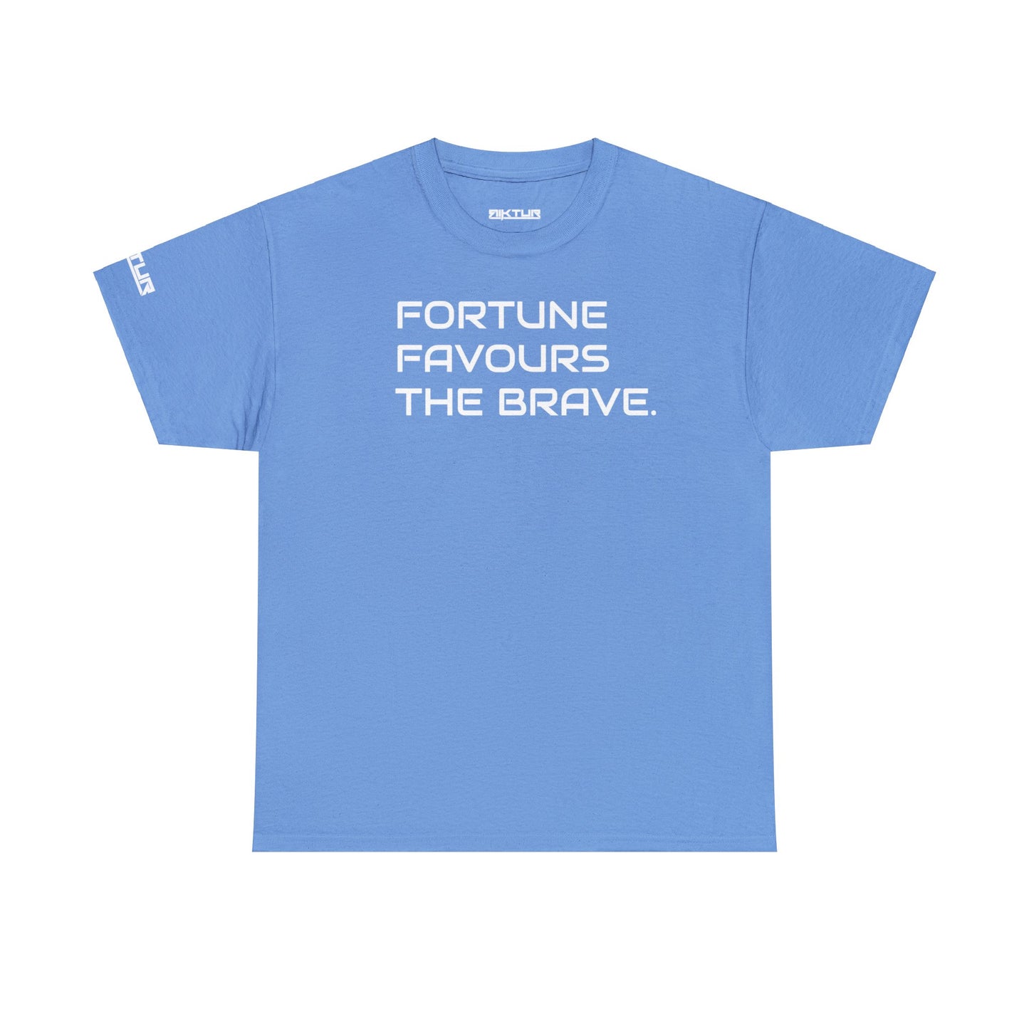 Fortune Favours The Brave Unisex Heavy Cotton Tee